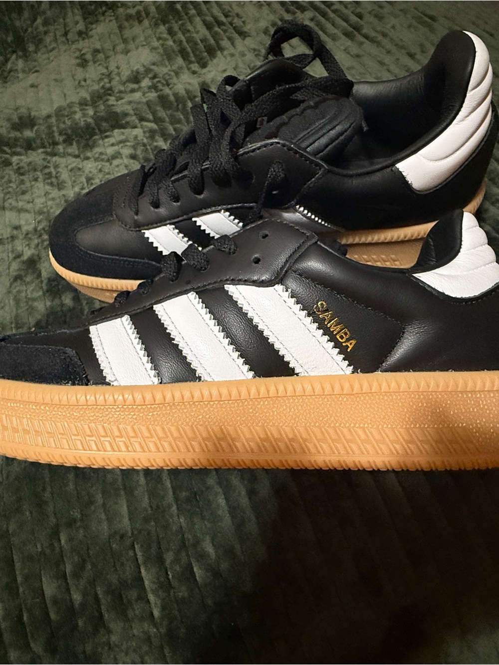 adidas Samba Platform Sneakers - Black/White/Gum